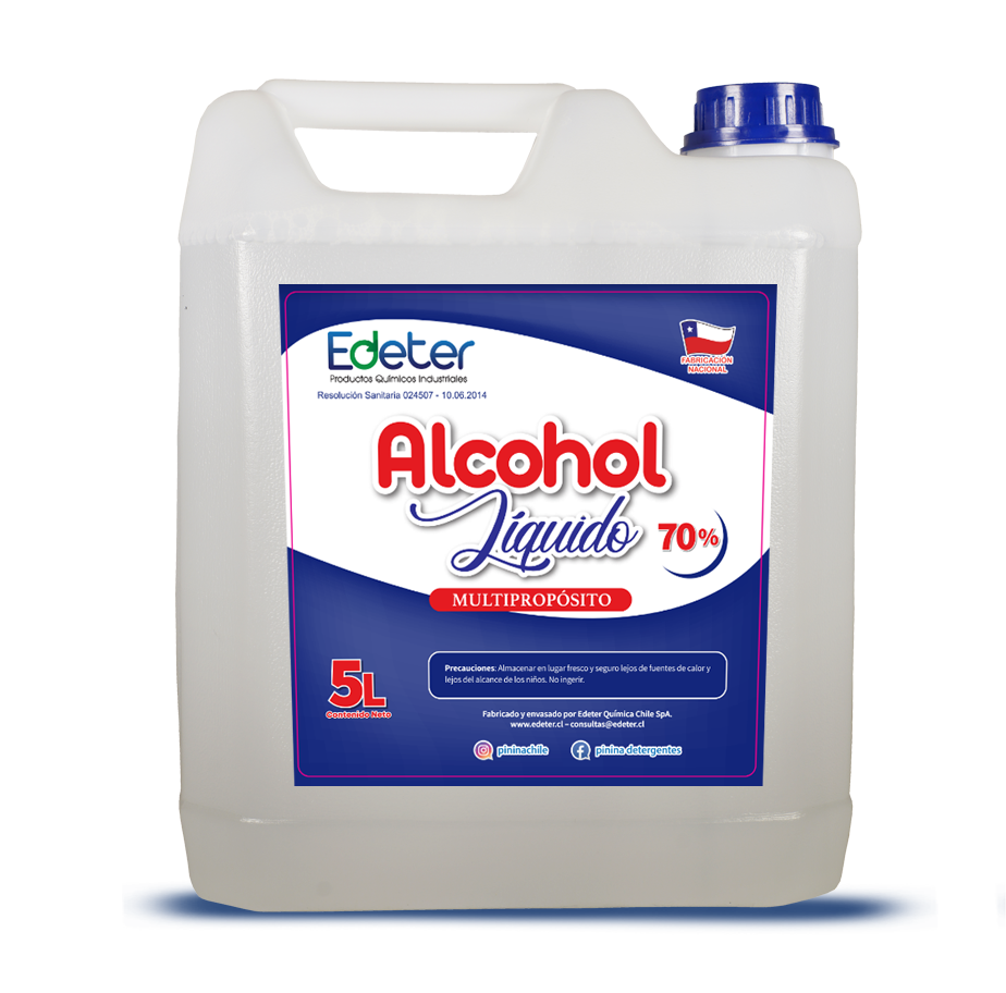 ALCOHOL LIQUIDO MULTIPROPOSITO 5 LITROS