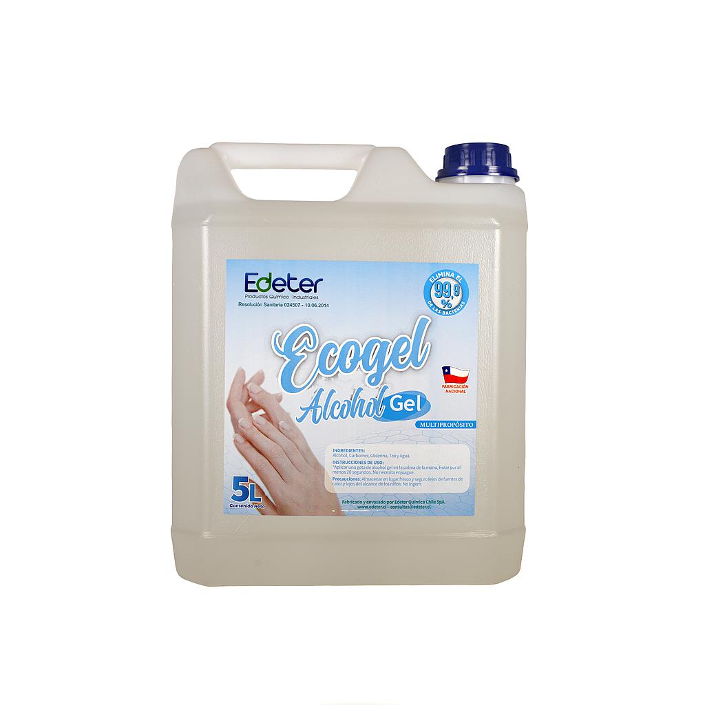 ECOGEL  5 litros  Jabon alcohol gel desinfectante